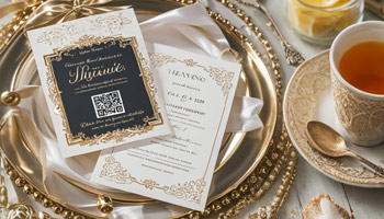 QRコードを使った結婚式招待状の作り方